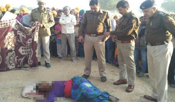 गला रेत कर हत्या