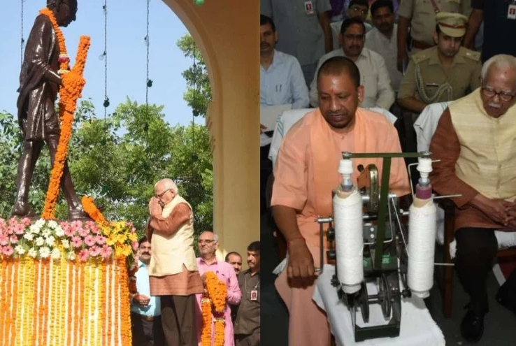 Photo of गांधी जयंती पर राज्यपाल राम नाईक और सीएम योगी ने कुछ इस तरह बापू की दी श्रद्धांजलि