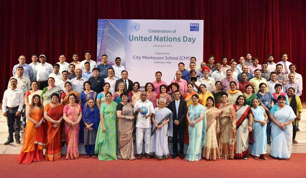 Photo of संयुक्त राष्ट्र संघ दिवस की पूर्व संध्या पर सीएमएस में लिया गया विश्व एकता व शान्ति का संकल्प