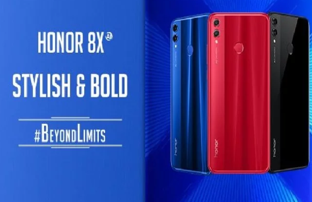 6GB रैम के साथ भारत में लांच हुआ Honor 8X स्मार्टफोन...