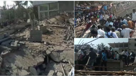 Photo of बड़ी खबर: कर्नाटक के धारवाड़ में गिरी निर्माणाधीन इमारत, एक की मौत 40 लोगों के दबे होने की खबर…