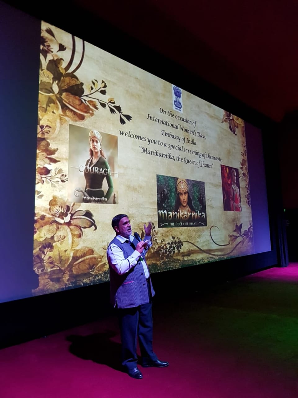 Photo of Indian embassy in Netherlands organizes a special screening of Manikarnika to celebrate women’s Day