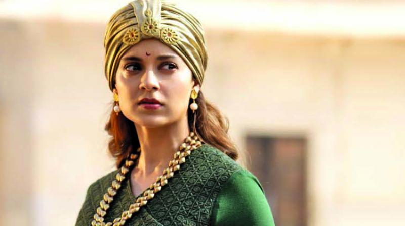 Photo of Kangana Ranaut working on trilogy on women warriors