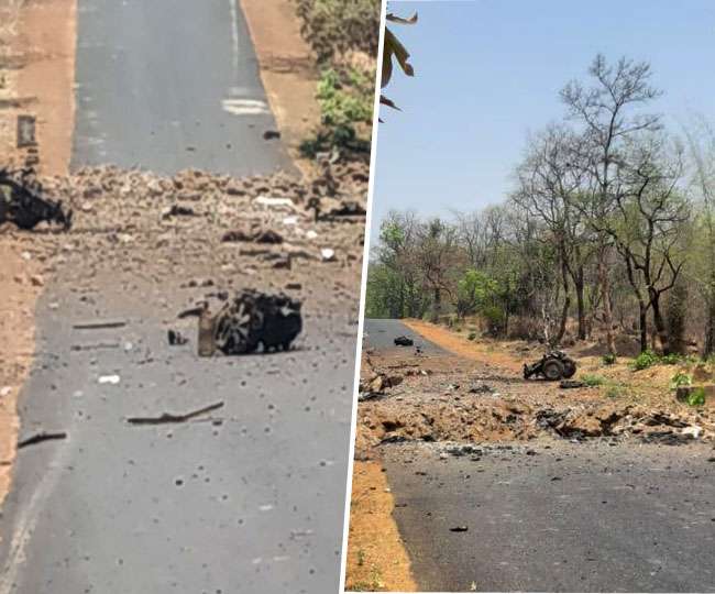 Photo of महाराष्‍ट्र के गढ़चिरौली में नक्‍सलियों ने पुलिस वाहन पर किया IED हमला, 16 जवान शहीद