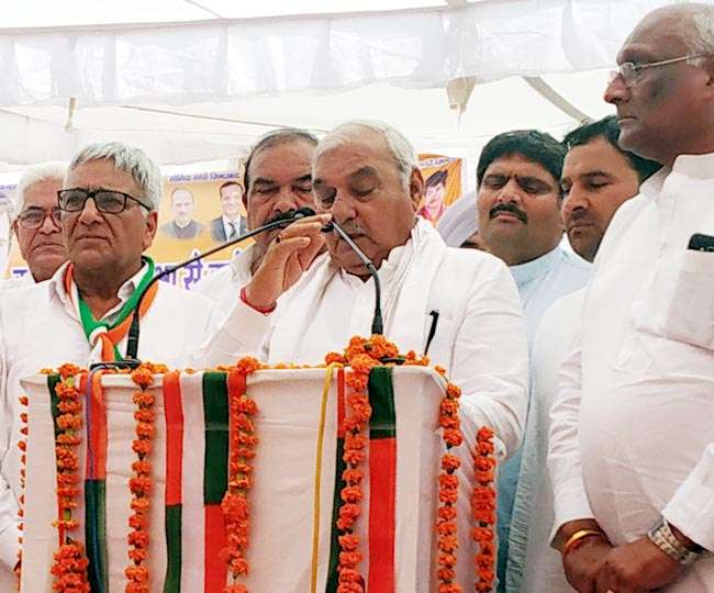 Photo of पूर्व मुख्यमंत्री और सोनीपत से कांग्रेस प्रत्याशी भूपेंद्र सिंह हुड्डा पूंडरी में जनसभा को संबोधित करने पहुंचे….