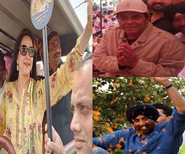 Photo of पंजाब में चुनाव प्रचार के लिए सितारे उतर आए जमीं पर, धर्मेंद्र ने पत्‍नी हेमामालिनी और सनी देयोल ने बहाया पसीना