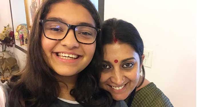 Photo of CBSE 10th Result: परीक्षा में केंद्रीय मंत्री स्मृति ईरानी की बेटी ने किये 82 फीसदी अंक प्राप्त