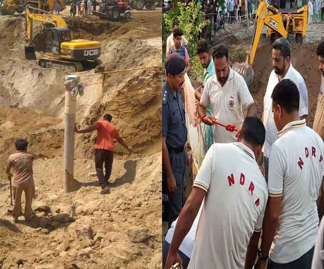 Photo of संगरूर के सुनाम के गांव में 140 फीट गहरे बोरवेल में गिने दो साल के बच्‍चे को बचाने की काेशिशें जारी…