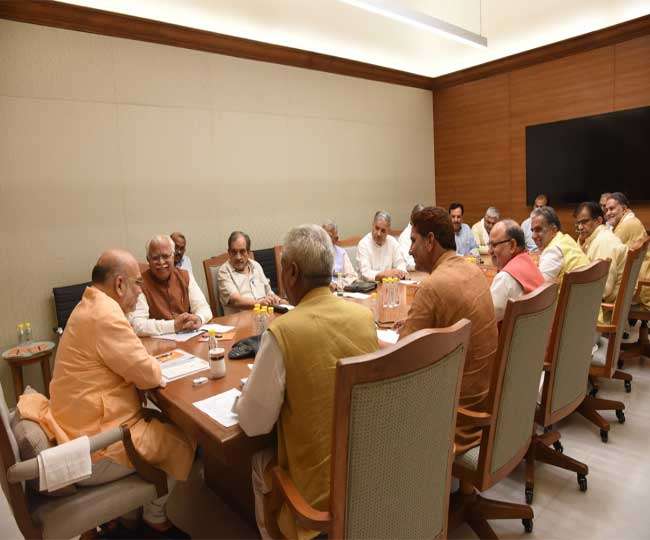 Photo of हरियाणा में होनेवाले विधानसभा चुनाव में जीत के लिए CM मनोहरलाल व प्रदेश भाजपा नेताओं को दिया रोडमैप