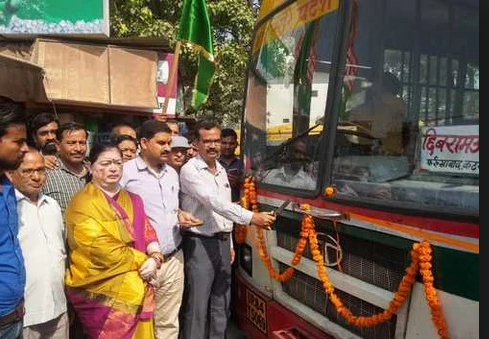 Photo of धर्म नगरी हरिद्वार के लिए रोडवेज बस सेवा यात्रा शुरू