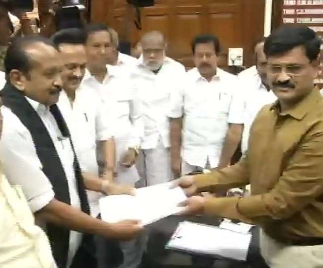 Photo of राजद्रोह के मामले में दोषी MDMK के महासचिव वाइको ने DMK की ओर से भरा नामांकन…