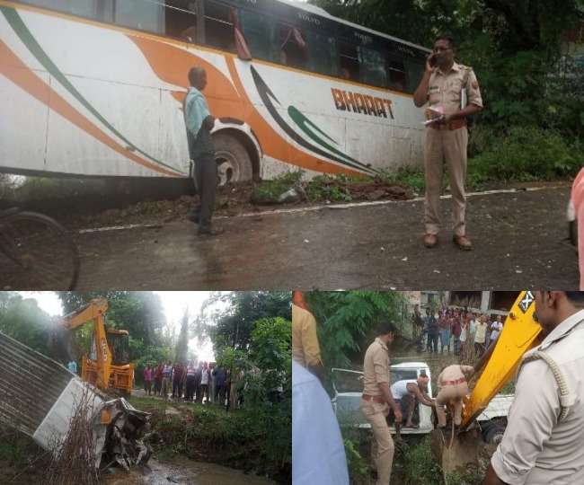 Photo of अंबेडकरनगर के जलालपुर में लखनऊ जा रही प्राइवेट बस में टक्‍कर से एक की मौत दो घायल
