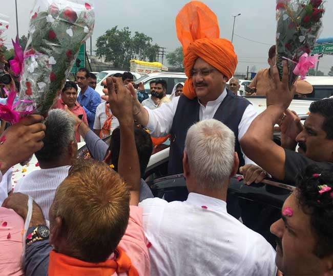 Photo of भाजपा के राष्‍ट्रीय कार्यक‍ारी अध्‍यक्ष जेपी नड्डा ने कहा कि भाजपा को खुद से ही मुकाबला….