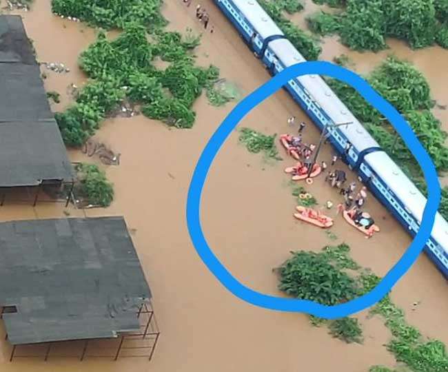 Photo of भारी बारिश के कारण मुंबई एक बार फिर हो गई पानी-पानी…