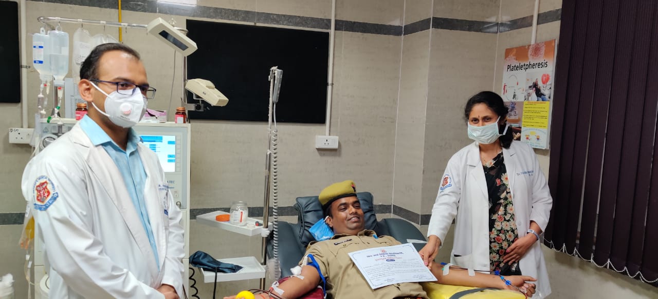 Photo of कोरोना को हरा चुके जीआरपी के तीन जवानों ने दान किया प्‍लाज्‍मा