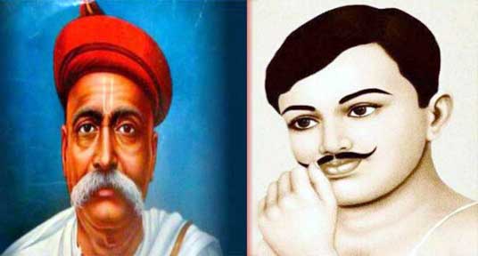 Photo of जयंती पर बाल गंगाधर तिलक और चंद्रशेखर आजाद को किया नमन
