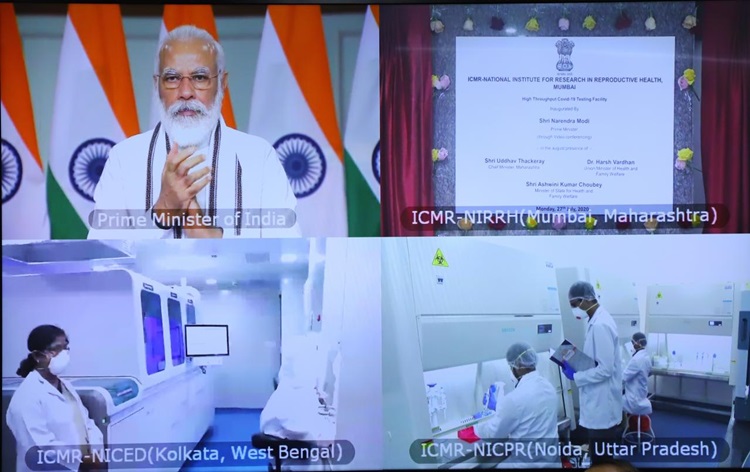 Photo of मोदी ने किया कोविड-19 जांच की तीन अत्याधुनिक परीक्षण प्रयोगशालाओं का शुभारंभ