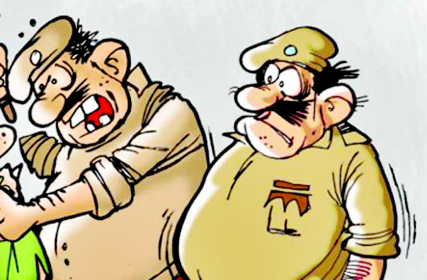 Photo of बदमाशों ने दो पुलिसकर्मियों को पीटा, वर्दी फाड़ी
