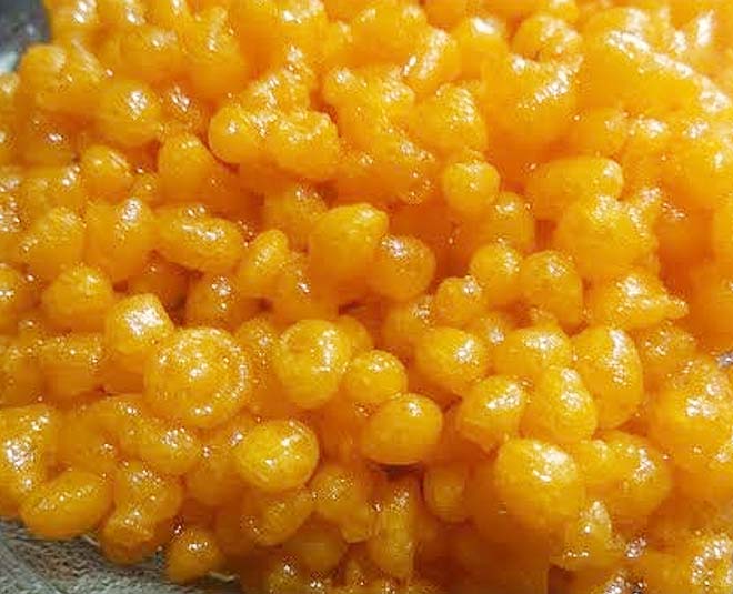 Photo of 10 मिनट में घर पर बनाएं प्रसाद वाली मीठी बूंदी, हनुमान जी को लगाएं भोग