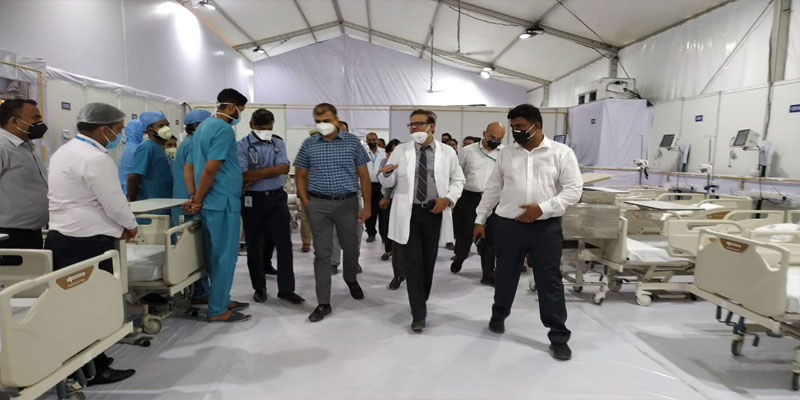 Photo of लखनऊ: जिलाधिकारी ने SGPGI व अपोलो हास्पिटल का किया औचक निरीक्षण