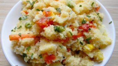 Photo of ब्रेकफास्‍ट में बनाए कैबेज रवे का उपमा