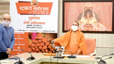 Photo of मुख्यमंत्री ने जनपद झांसी में आयोजित स्ट्राॅबेरी महोत्सव का वर्चुअल माध्यम से किया शुभारम्भ