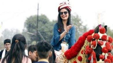 Photo of घोड़ी पर चढ़कर दूल्हे को लेने पहुंची दुल्हन, परिवारजनों ने कहा- बेटियां बोझ नहीं, है अभिमान!