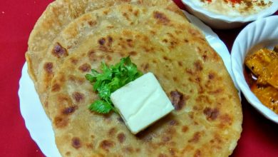 Photo of चटपटे अचारी फ्लेवर के साथ बनाएं आलू-प्याज पराठा