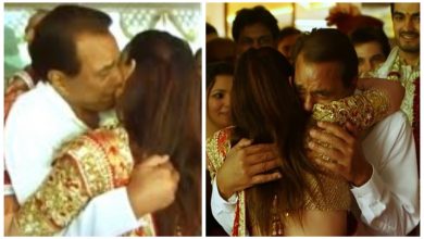 Photo of जब बेटी ईशा से गले लगकर रोए धर्मेंद्र, देखें वीडियो