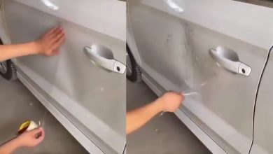 Photo of गाड़ी का डेंट ठीक करने का ये गजब का जुगाड़, तेजी से वायरल हो रहा हैं ये वीडियो…