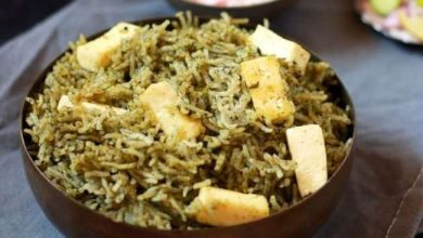 Photo of पालक पनीर की सब्जी से ऐसे बनाएं पुलाव