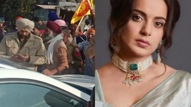 Photo of पंजाब में किसानों ने कंगना रनौत के काफिले को घेरा, कर रहे ये मांग