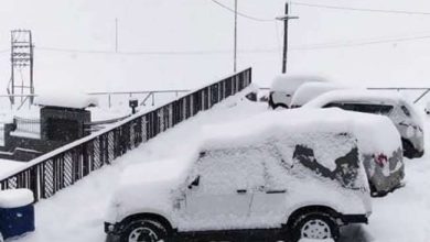 Photo of गुलमर्ग में हो रही बर्फबारी पर्यटकों के लिए बना आकर्षण का केंद्र, कश्मीर घाटी में फिर बढ़ी ठंड