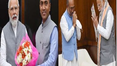 Photo of प्रमोद सावंत और एन बीरेन सिंह ने पीएम मोदी से की मुलाकात, गोवा-मणिपुर में हुए विधानसभा चुनावों में बीजेपी ने हासिल की प्रचंड जीत