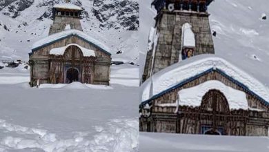 Photo of भारी बर्फबारी ने प्रशासन की बढ़ाई चुनौतियां, लेकिन अभी भी केदारनाथ धाम में जमी छह फीट बर्फ