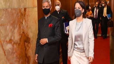 Photo of जयशंकर ने अपने जर्मनी दौरे पर अपने समकक्ष एनालीना बेयरबाक से की मुलाकात, रूस-यूक्रेन युद्ध और हिंद प्रशांत क्षेत्र से जु़ड़े मुद्दों पर हुई चर्चा
