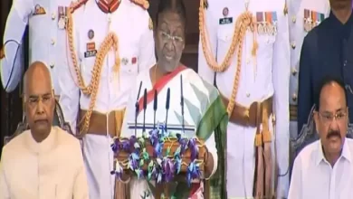 Photo of द्रौपदी मुर्मू ने ली भारत के 15वें राष्ट्रपति पद की शपथ
