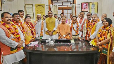 Photo of भारतीय जनता पार्टी के आठ सदस्यों सहित 11 राज्यसभा सदस्यों ने ली शपथ…