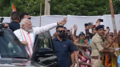 Photo of गुजरात दौरे आज पीएम मोदी का दूसरा दिन, भुज में किया रोड शो￼