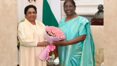 Photo of बसपा सुप्रीमो मायावती ने राष्ट्रपति द्रौपदी मुर्मू से की मुलाकात￼
