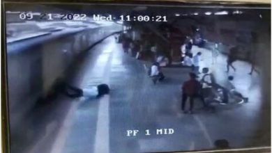 Photo of महाराष्ट्र: मुब्रा रेलवे स्टेशन पर ट्रेन से टकराया शख्स, दर्दनाक मौत￼