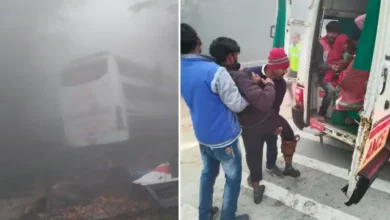 Photo of यमुना एक्सप्रेसवे पर सड़क हादसा, 1 की मौत व 10 घायल