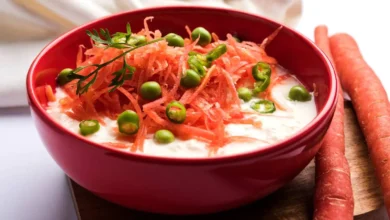 Photo of आइए जानिए सेहत से भरपूर गाजर का इस्तेमाल कर रायता   बनाने की रेसिपी..