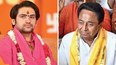 Photo of बागेश्वर धाम के प्रमुख धीरेंद्र कृष्ण शास्त्री से कमलनाथ ने की मुलाकात…
