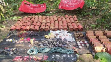Photo of कुरुमकेता जंगल से बरामद किये गए भारी मात्रा में हथियार और विस्फोटक…