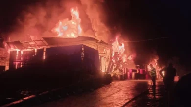 Photo of जलविद्युत बांध के निर्माण का प्रबंधन चीनी इंजीनियरों और श्रमिकों के आवासीय शिविर में लगी आग..