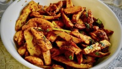 Photo of यहां हम बता रहे हैं अरबी की सूखी सब्जी की रेसिपी…