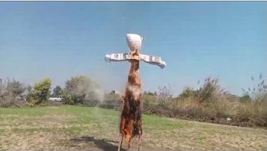 Photo of किसान संगठनों ने मनाया दशहरा; आक्रोश में फूंका पुतला…