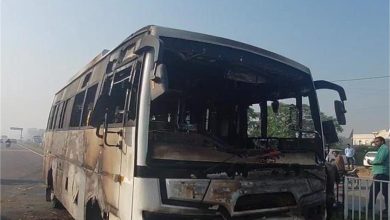 Photo of करनाल में बारातियों की बस में लगी आग, दिल्ली से वापिस आ रही थी बस…