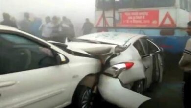 Photo of कोहरे के कारण कैथल में भीषण सड़क हादसा; 12 वाहन आपस में टकराए